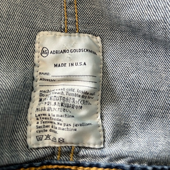 AG Adriano Goldschmied The Robyn Denim Jacket Size S - Picture 7 of 7